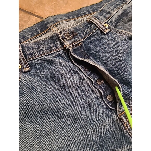 Vintage Levis 501 Red Tab trade mark only 36x36 Tall Streetwear Casual Grunge - Picture 7 of 11